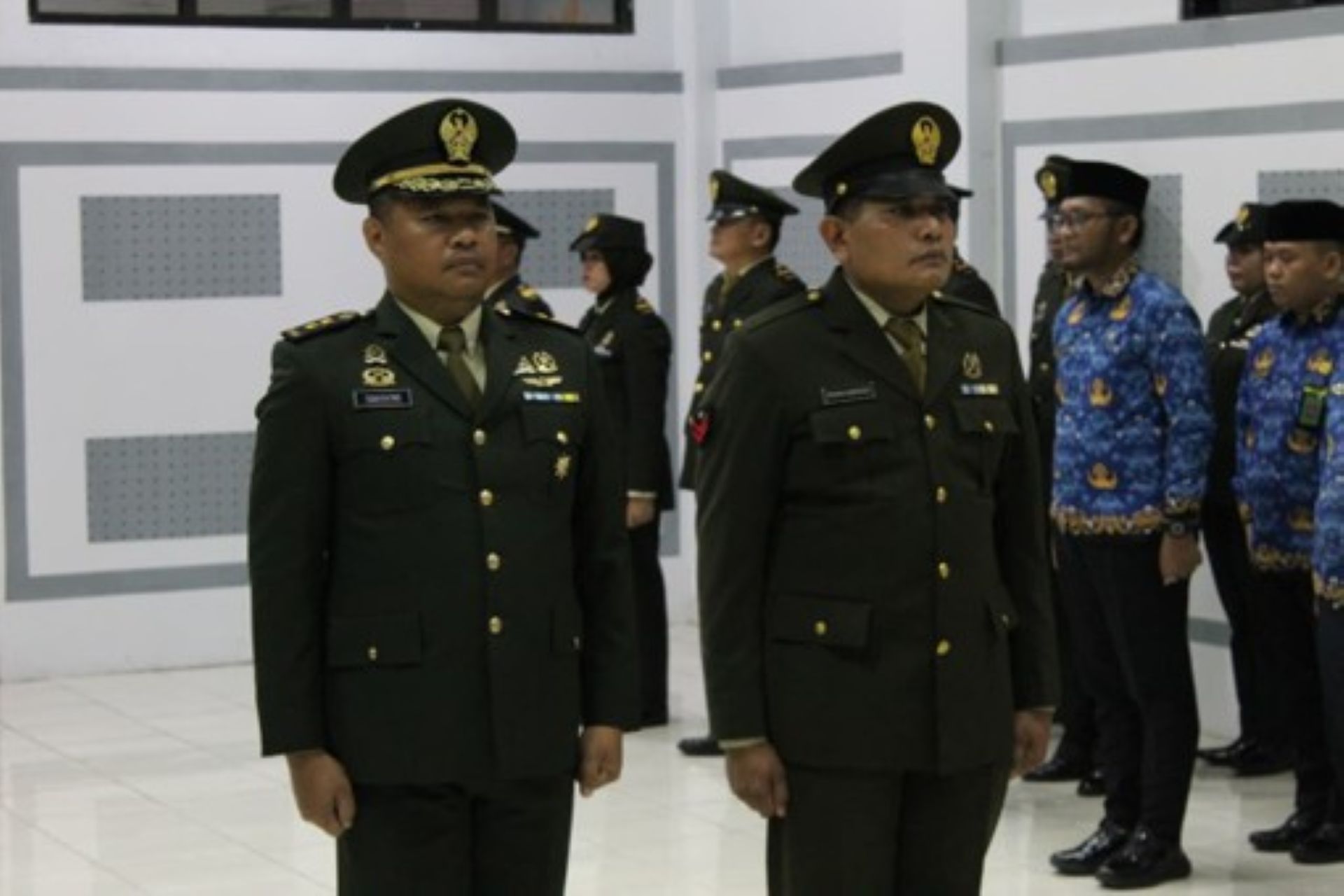 Pengadilan Militer I-02 Medan Gelar Upacara Korps Kenaikan Pangkat Personel
