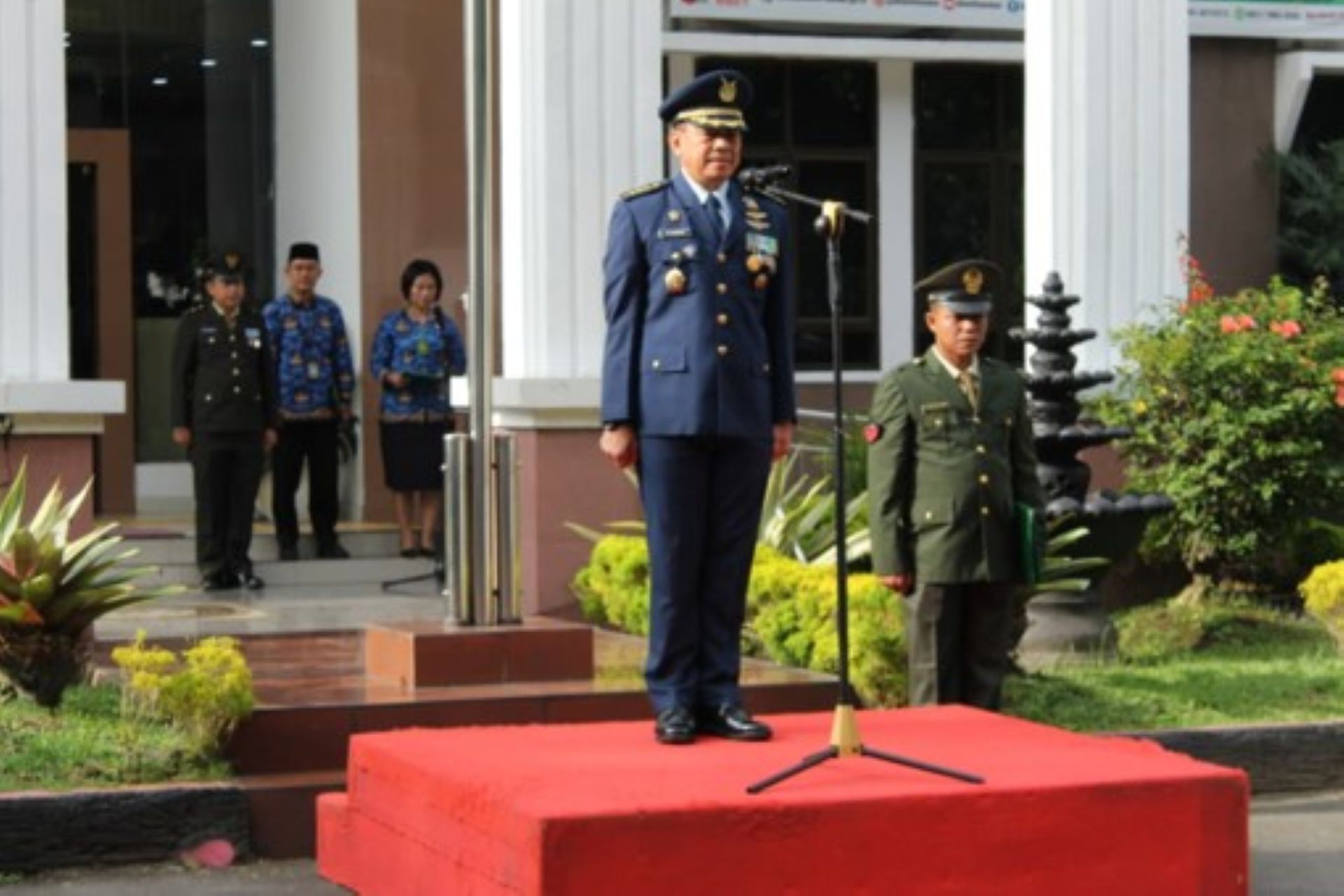 Pengadilan Militer I-02 Medan Ikuti Upacara Peringatan HUT ke-81 TNI